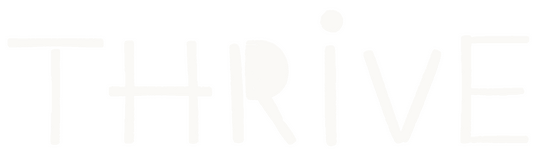 Thrive logo is just the word Thrive